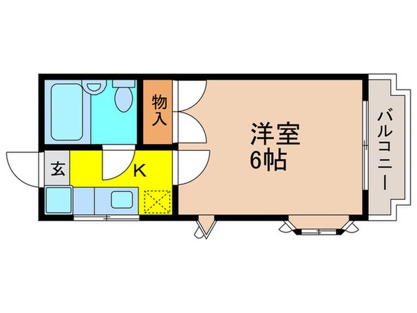 フラワ－ハイツ-1の物件間取画像